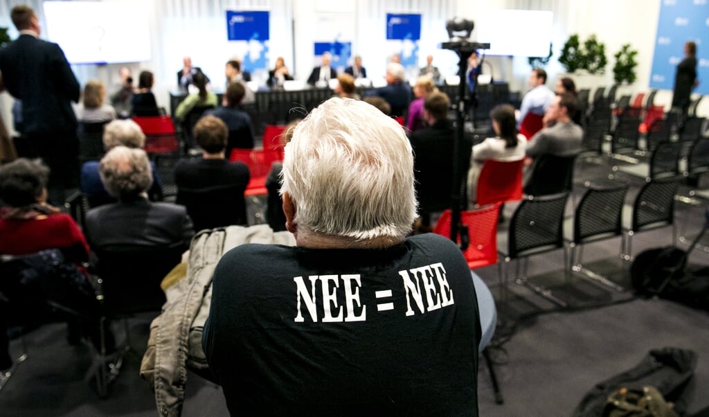 Een meerderheid van de Nederlanders stemde in 2018 tegen de ‘sleepwet’ in een raadgevend referendum over de Wet op de inlichtingen- en veiligheidsdiensten (WiV).  (beeld anp / Remko de Waal)