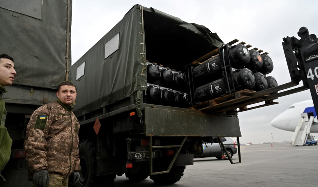 Munitietekort dreigt voor Oekraïne in de strijd met Rusland.  (beeld Sergei Supinsky / afp)