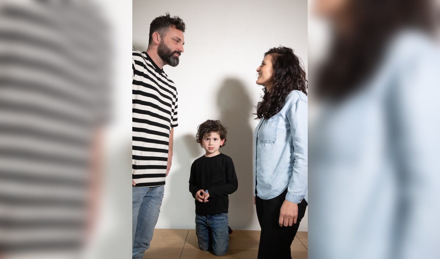 Reint, Judah en Stephanie Bergman
