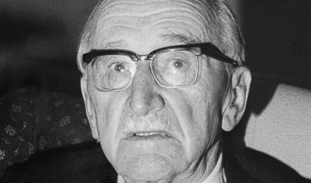 De Oostenrijkse econoom Friedrich Hayek (1899-1992) wordt gezien als een van de denkers achter het neoliberalisme. In 1974 ontving hij de Nobelprijs voor Economie.  (beeld getty images)