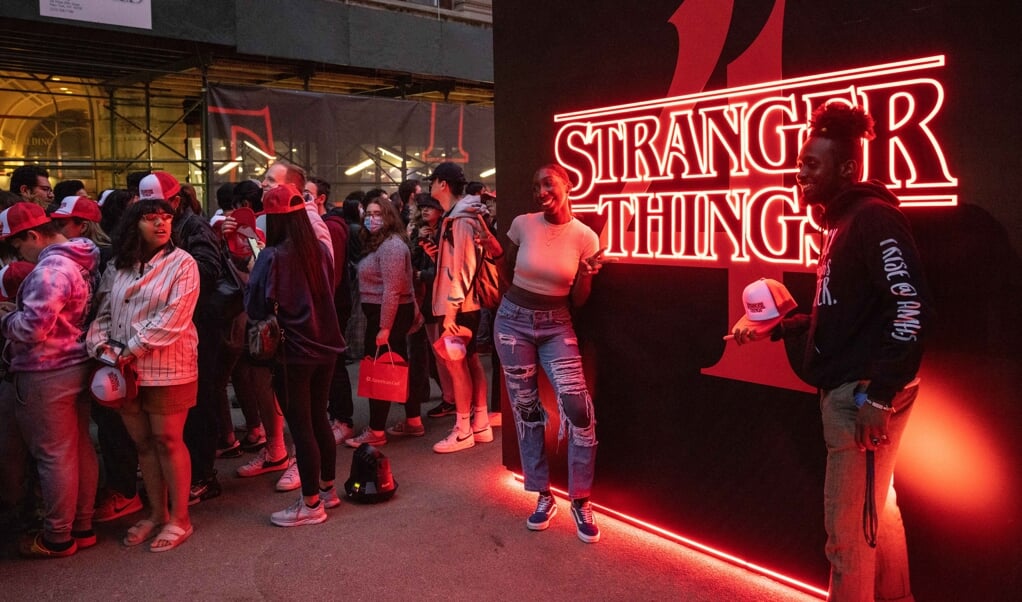De Netflixservers raakten overbelast door de vele Stranger Things kijkers. (beeld afp / Yuki Iwamura)