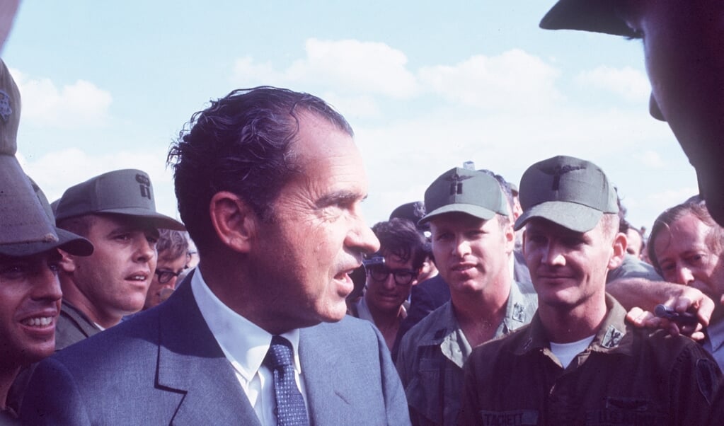 Richard Nixon  (beeld afp)