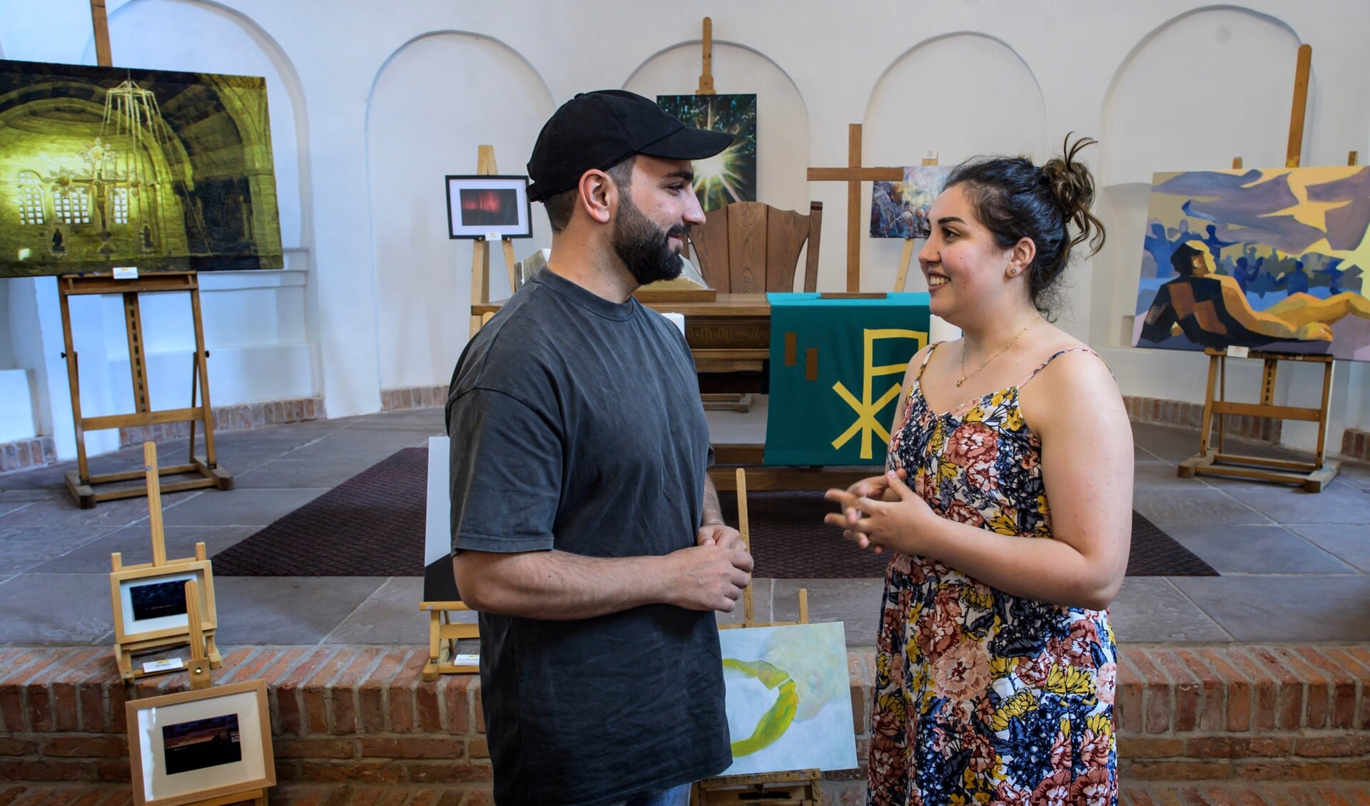 ‘Dit kunstwerk doet mij denken aan de reis vanuit Armenië naar Nederland. Ik was zeven jaar toen we vertrokken. Daarvoor verzamelde ik nog kogels in de tuin.’