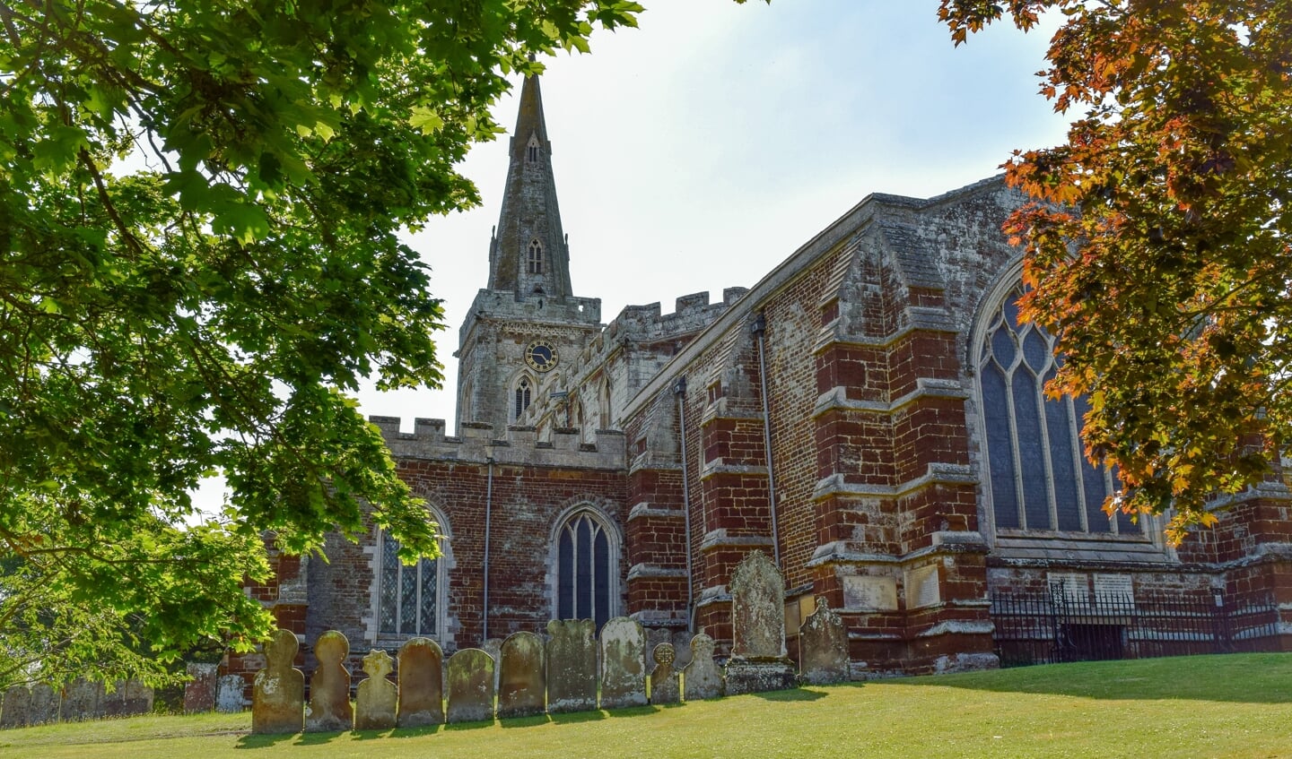 The Church of St Mary the Virgin in Finedon, Northamptonshire, waar Richard Coles van 2011 tot dit jaar dominee was.
