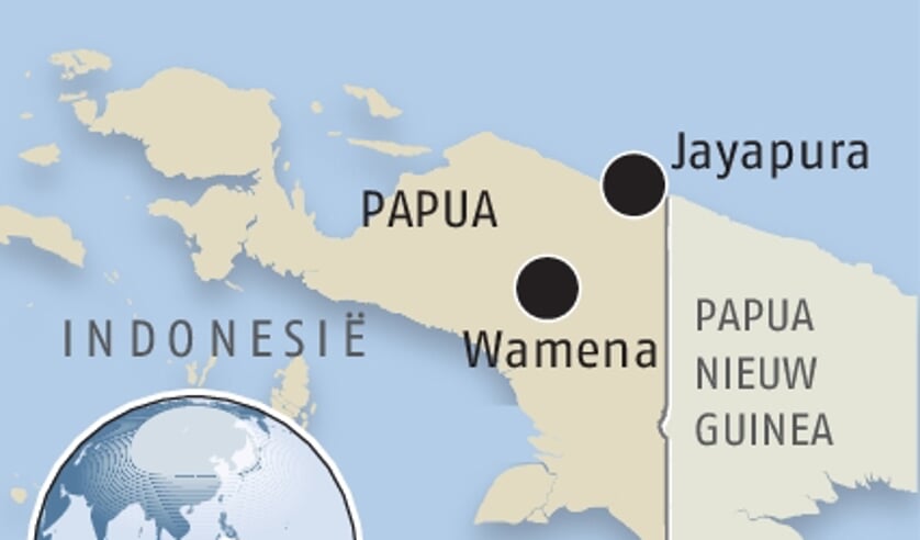 Papua, ook wel West-Papua genoemd, hoort bij Indonesië.