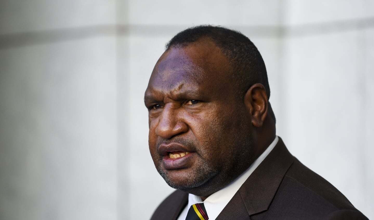 Premier James Marape van Papoea-Nieuw-Guinea