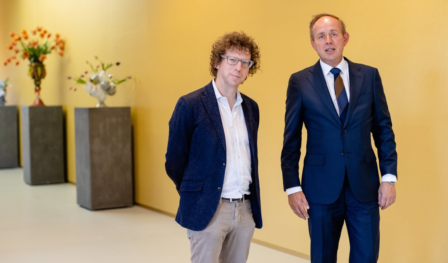 Arnon Grunberg en Kees van der Staaij.