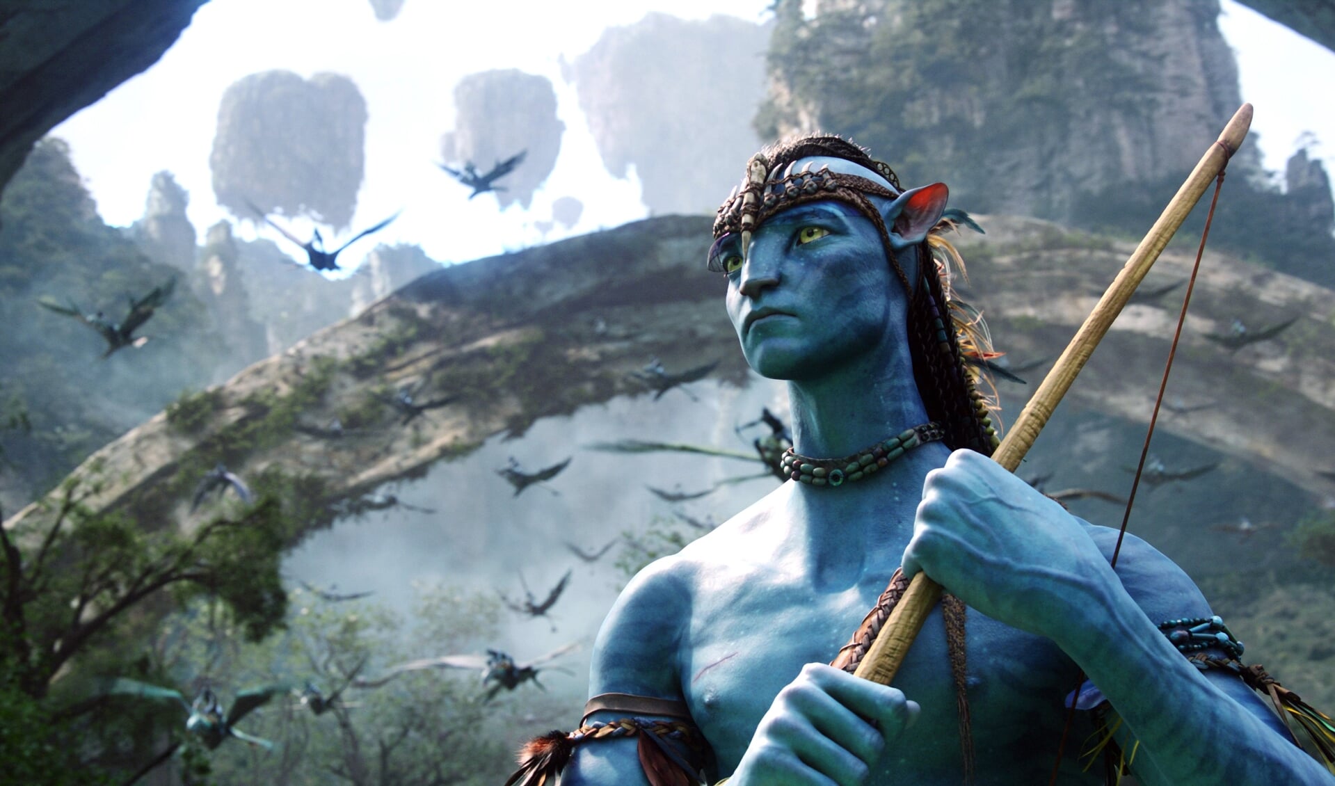 Still uit de beroemde film 'Avatar' waarmee regisseur James Cameron de weg baande voor nog meer visueel spektakel.