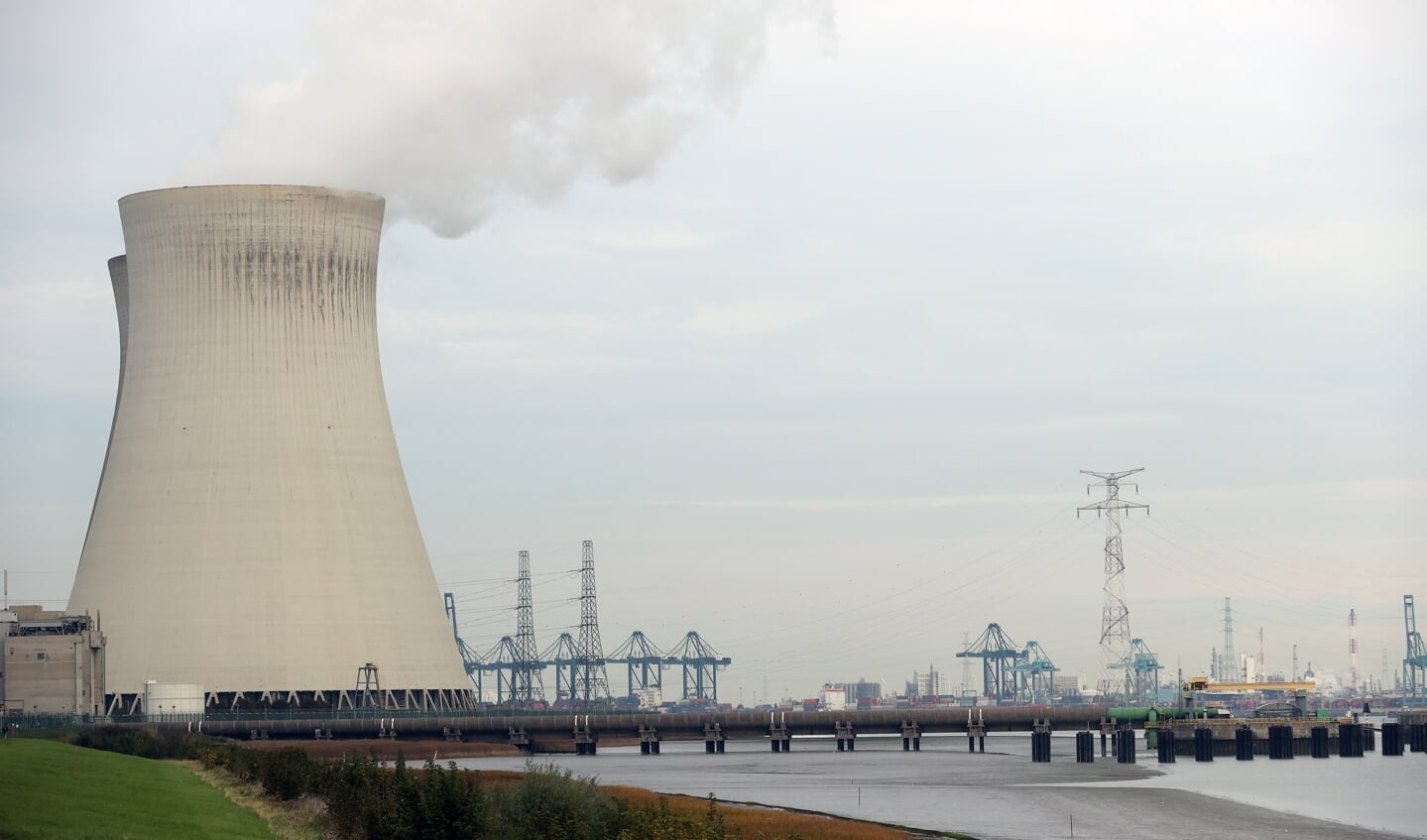 Kernreactor Doel 3 bij Antwerpen.