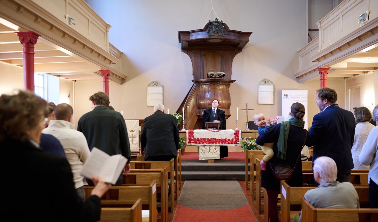 Twee keer per maand komt de Hongaarse Protestantse Gemeente bijeen in de lutherse kerk in Zwolle.