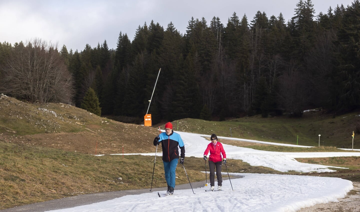 Het gebrek aan sneeuw in de Alpen zorgt straks voor minder smeltwater.