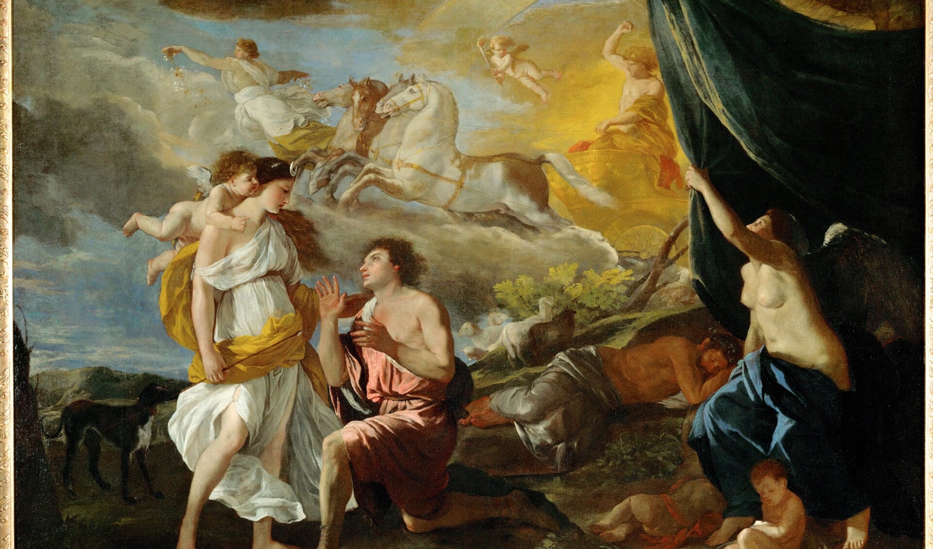 Diane en Endymion (1630) van Jérôme-Martin Langlois.