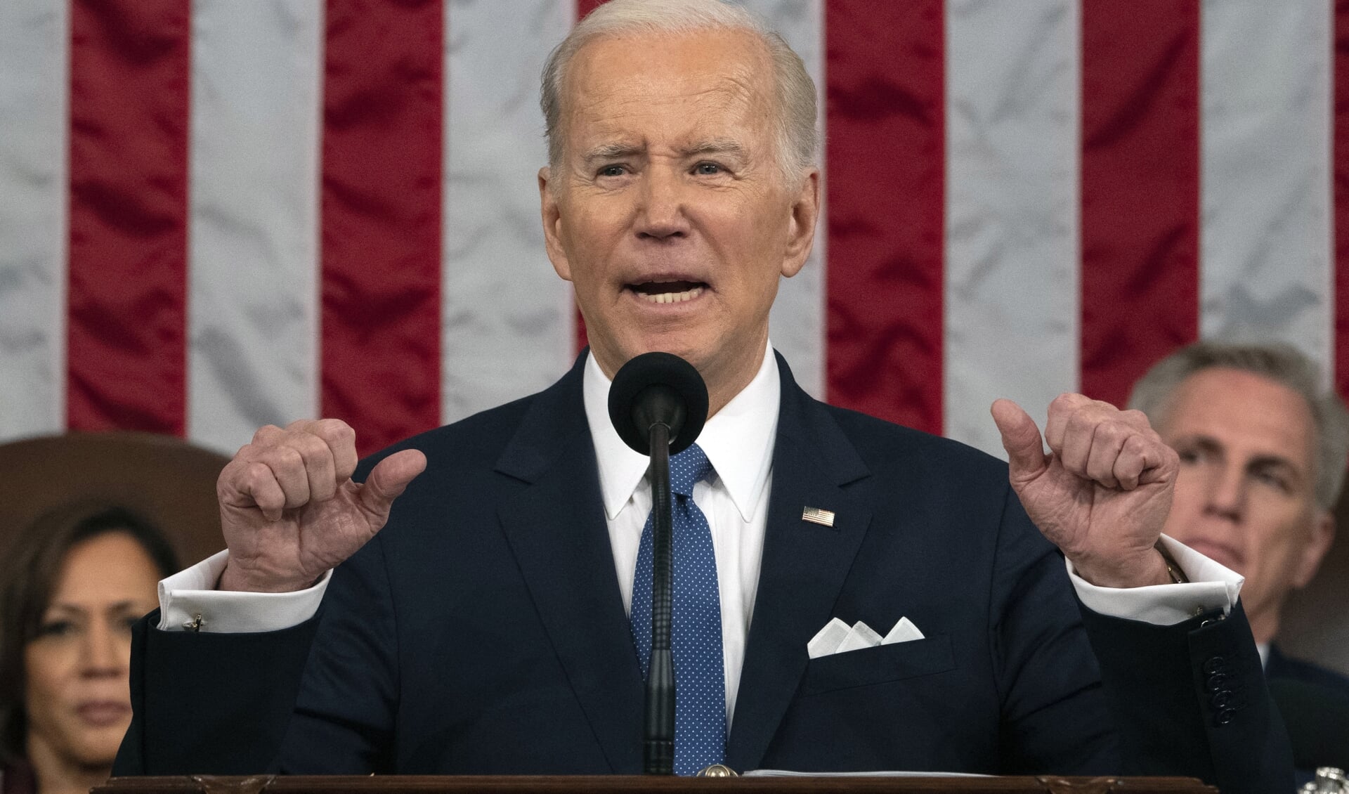 De Amerikaanse president Joe Biden tijdens zijn tweede State of the Union: ‘Het belastingsysteem is niet eerlijk!'