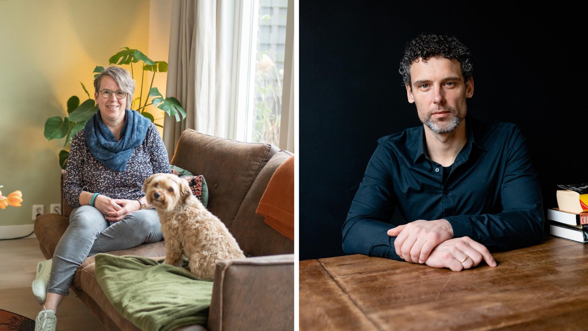 Sophia Aalbers (52) en Huib Rommers (42) hebben er bewust voor gekozen om zich niet te laten vaccineren.