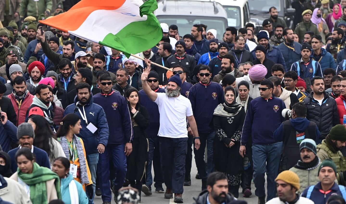 Rahul Gandhi voltooide deze week een 4080 kilometer lange 'Mars van India's eenheid', van het zuiden naar het noorden van India. De tocht bracht de idealen van Mahatma Gandhi in herinnering.