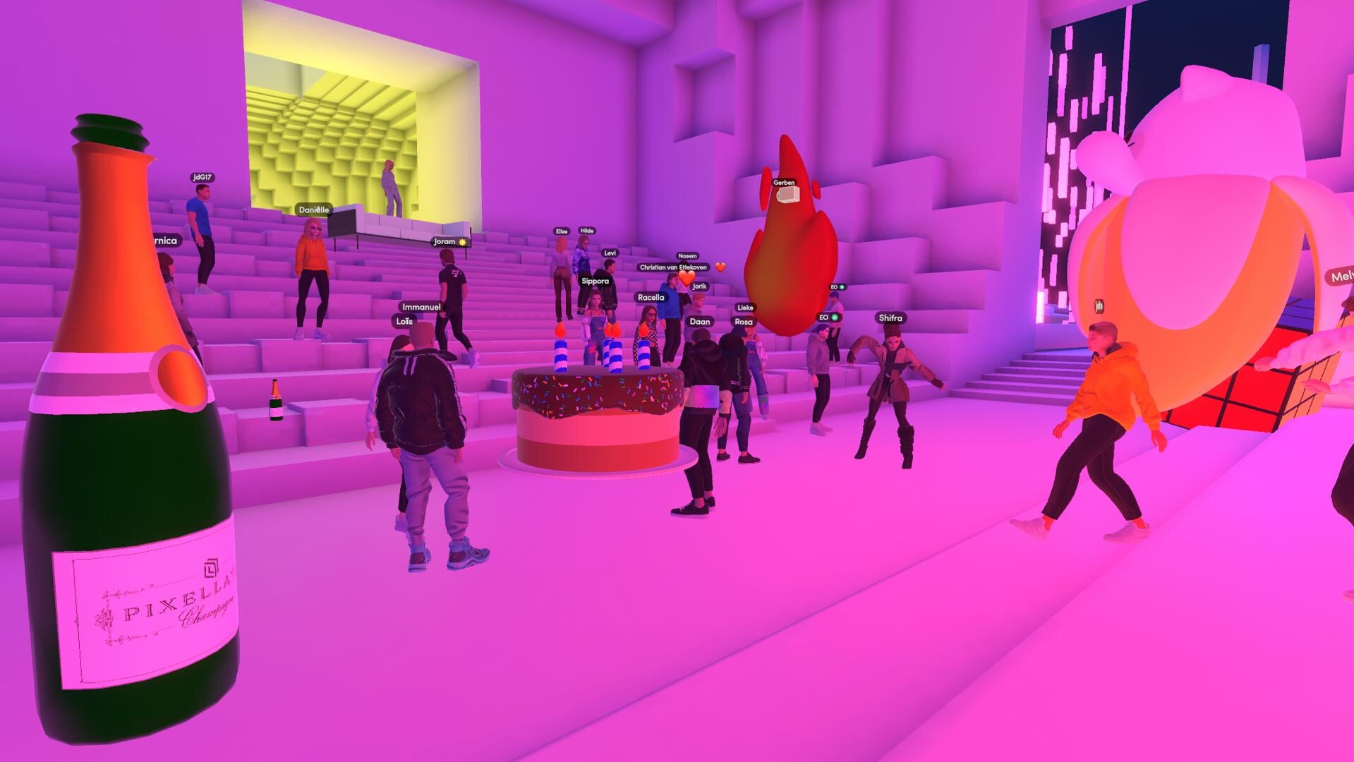 BEAM maakt een nieuwe artiest bekend in de metaverse. 'Ik vind het geweldig dat ik eruit kan zien als een superheld, terwijl ik gewoon in mijn normale kleren zit.’