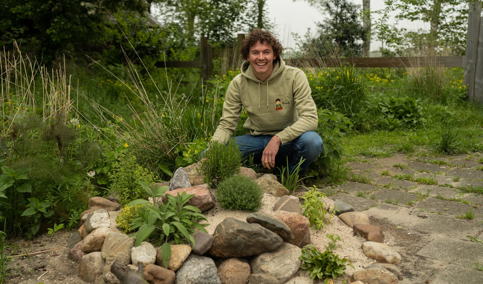 Ruud van der Aa: 'Vaak hebben mensen geen idee hoeveel eetbaars ze in de tuin kunnen hebben.’