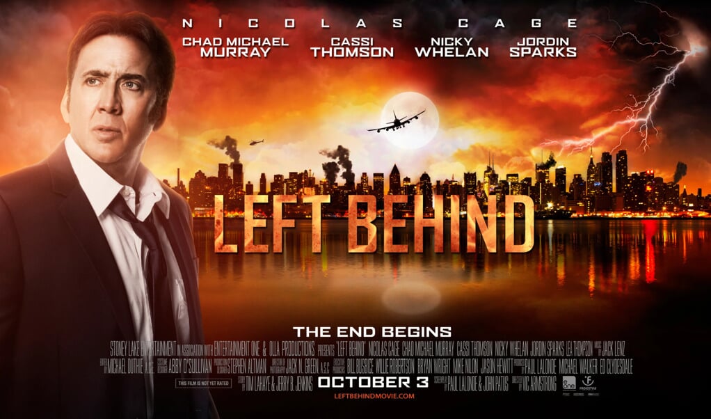 De boeken- en filmserie Left Behind zijn gebaseerd op de eindtijdleer van de Opname en de Grote Verdrukking.