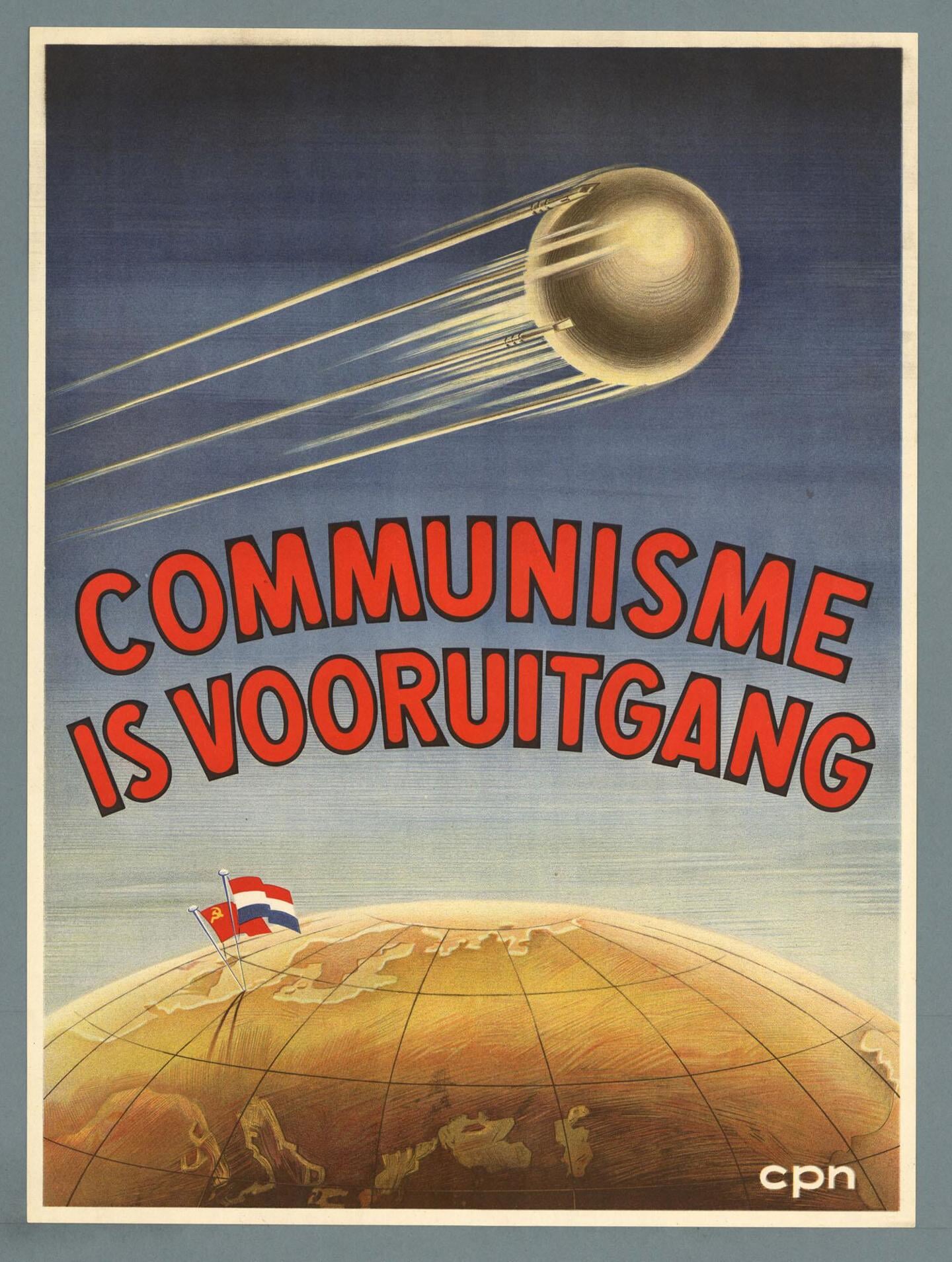 Verkiezingsposter van de CPN uit 1957.