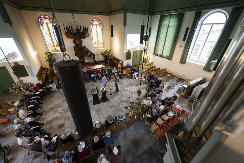 Een Iona-viering in een Nederlandse kerk, in Oosterhout (bij Breda). ‘De liturgie sloot aan bij mijn taal en verlangen.’  