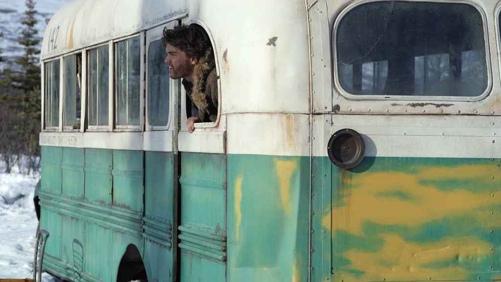 Chris McCandless in de film Into The Wild (2007)