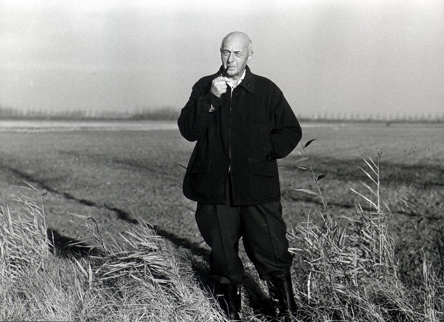 Sicco Mansholt, grondlegger van het Europese landbouwbeleid, in 1962.
