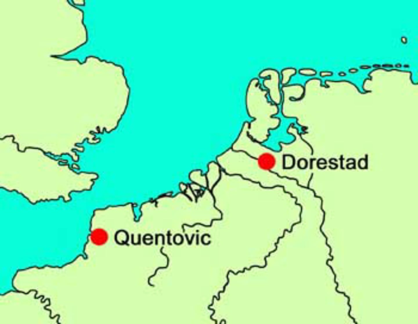 Dorestad was handelsplaats van formaat in de achtste en negende eeuw.