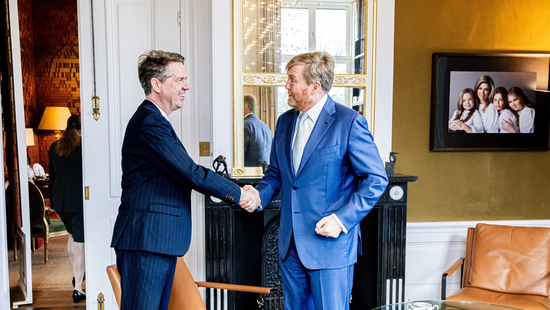 PVV-Kamervoorzitter Martin Bosma is al jaren een verklaard fan van de koning. 'Hij doet het geweldig.'