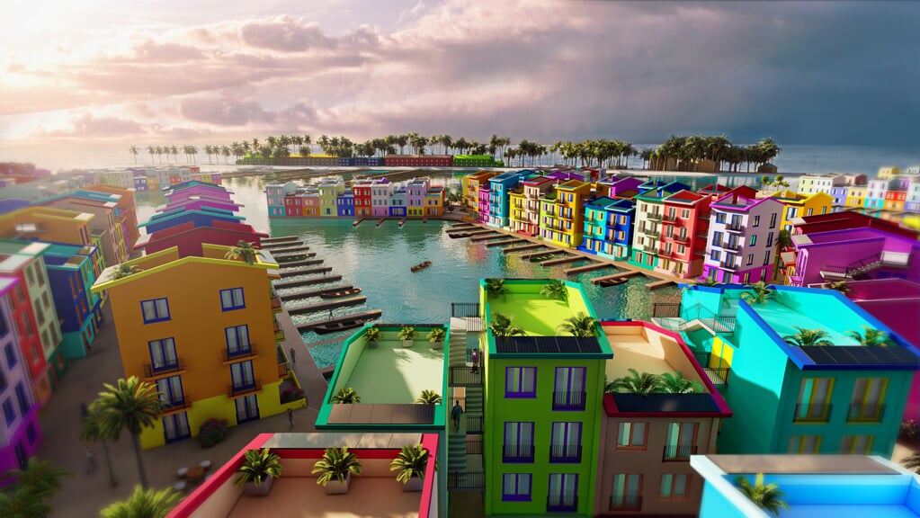 Op de Malediven bouwt Koen Olthuis de eerste drijvende stad ter wereld: vijfduizend drijvende huizen en appartementen in een lagune die net zo groot is als de binnenstad van Delft.