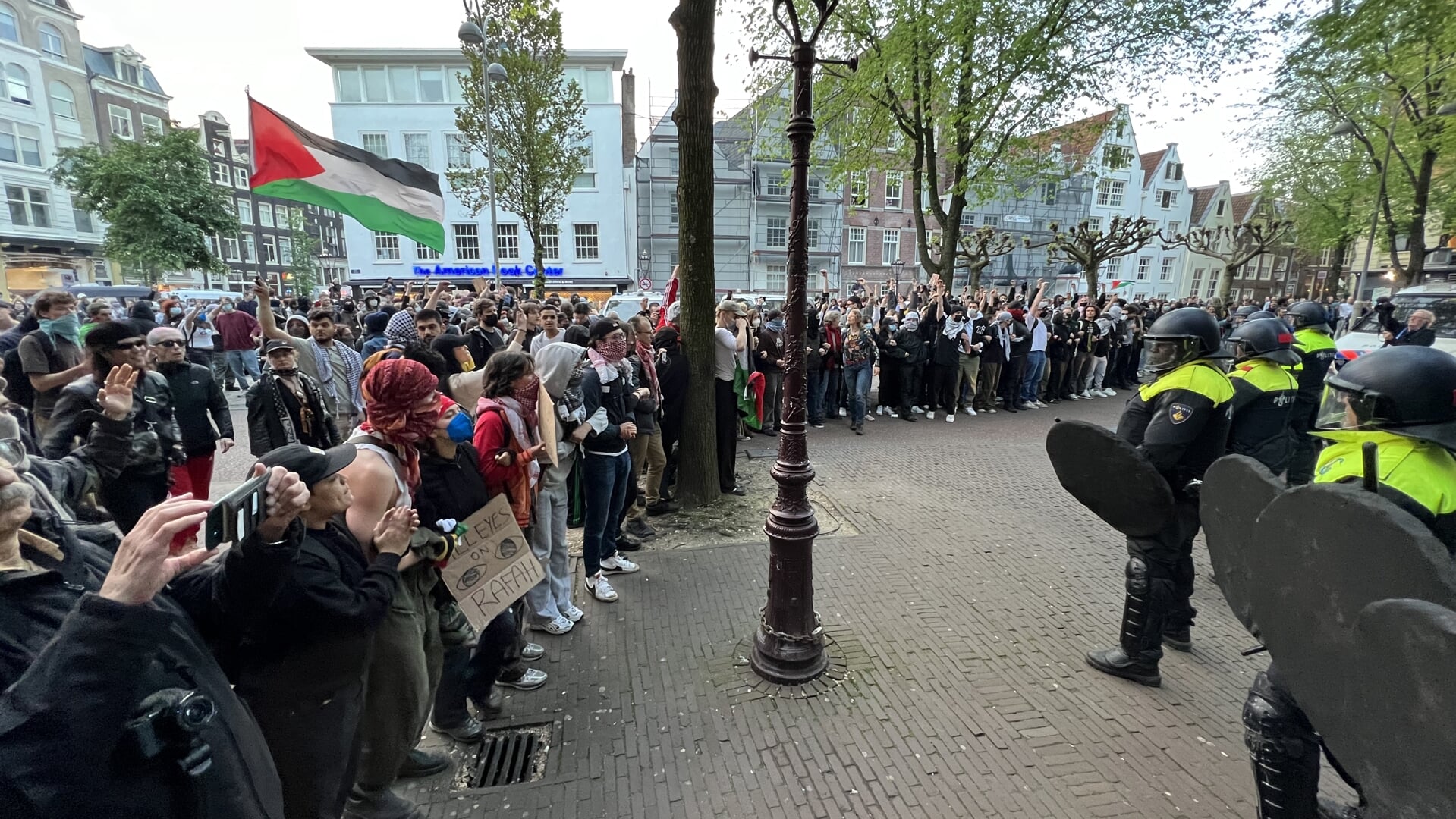 In Amsterdam vonden deze week verschillende pro-Palestijnse protestacties plaats.