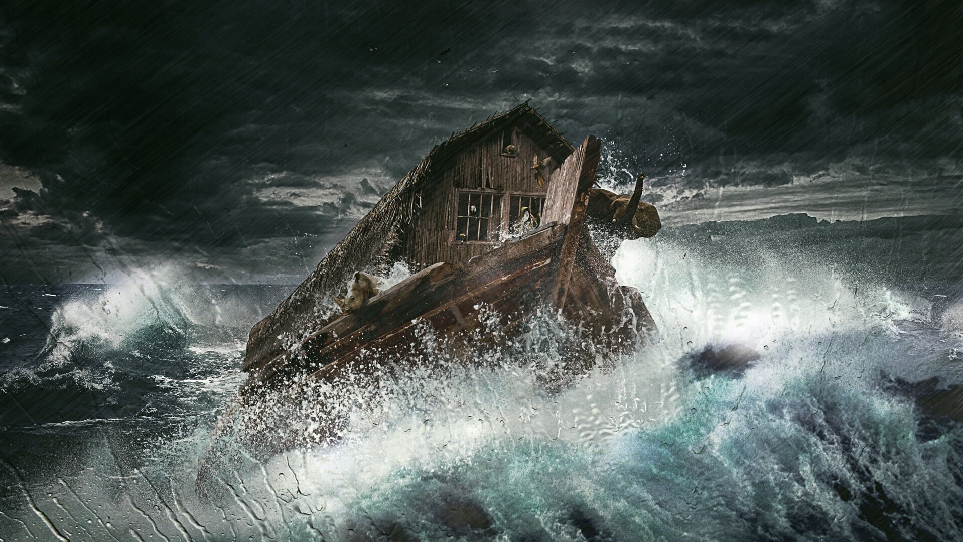 In het verhaal van Noach komt wetenschap niet overeen met de bijbelse beschrijving. Er is niet genoeg water om de hele wereld te laten onderlopen.