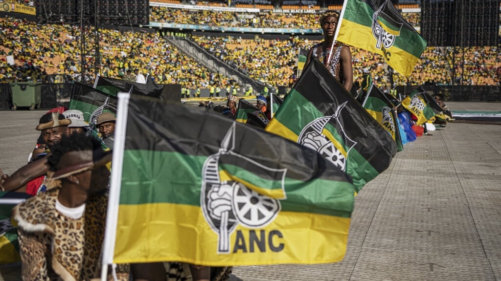 Het ANC hield maandag haar laatste grote rally in Johannesburg. 