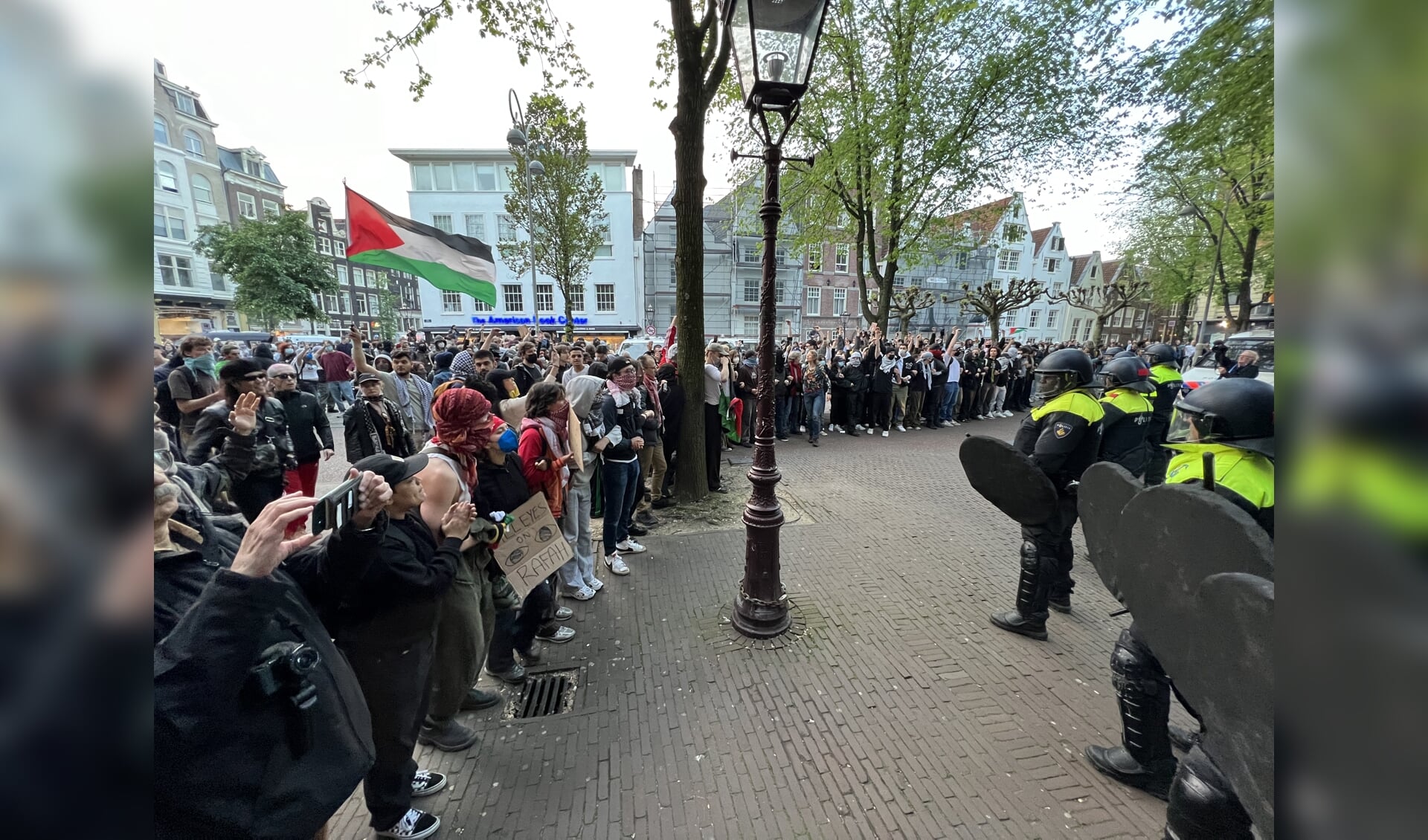 In Amsterdam vonden deze week verschillende pro-Palestijnse protestacties plaats.