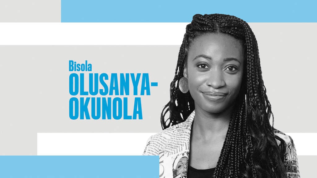 Bisola Olusanya-Okunola is een creatieve freelancer.