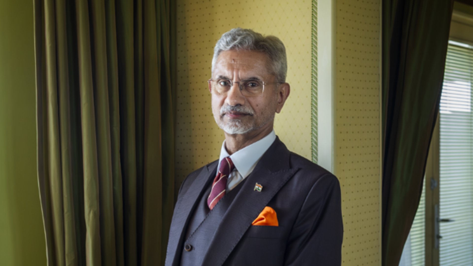 Minister Subrahmanyam Jaishankar tijdens zijn bezoek, in Noordwijk.