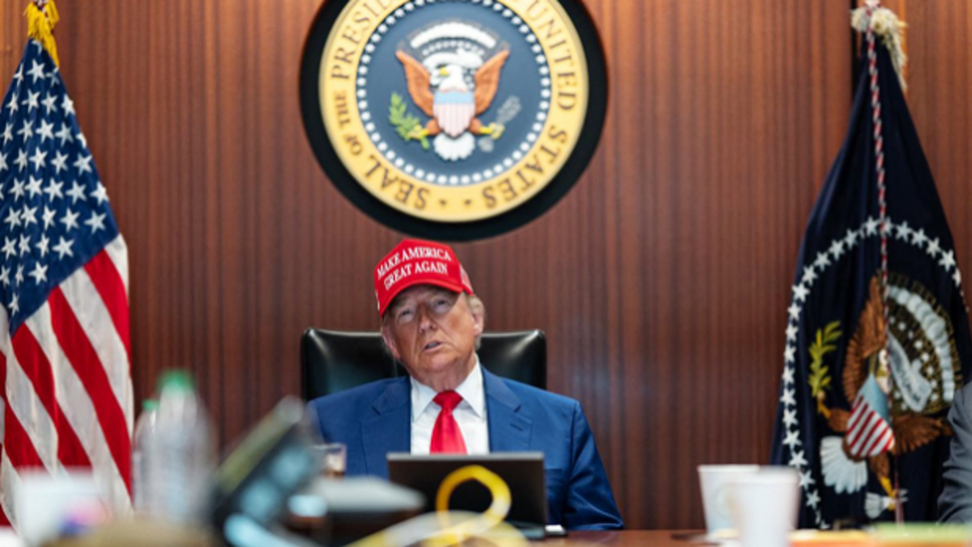 Trump volgde de Amerikaanse aanvallen live in de 'Situation Room'