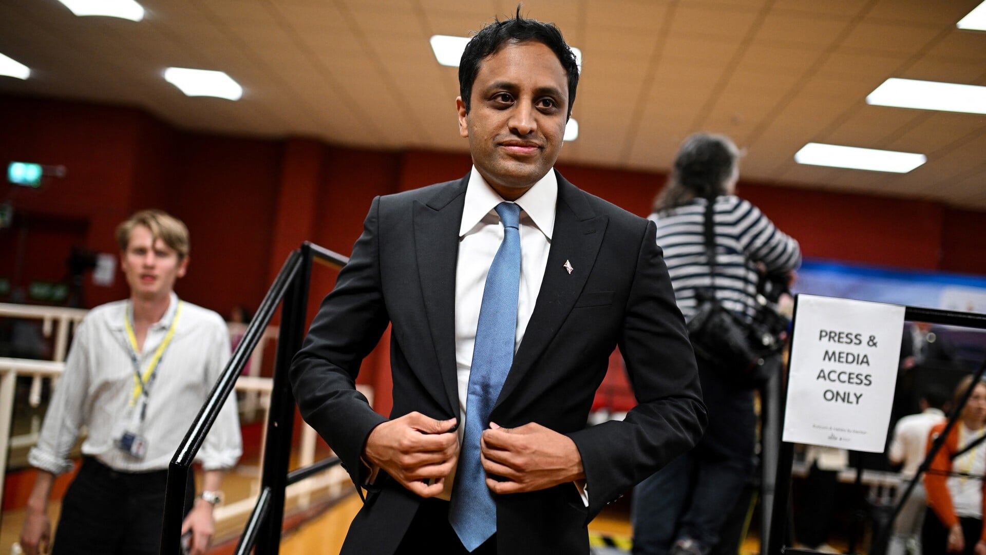 Zia Yusuf, de voorzitter van de Reform UK-partij.