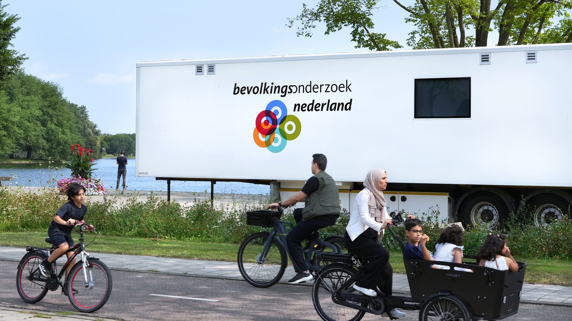 Een trailer van Bevolkingsonderzoek Nederland. Hier kan men zich laten onderzoeken op onder andere borstkanker.