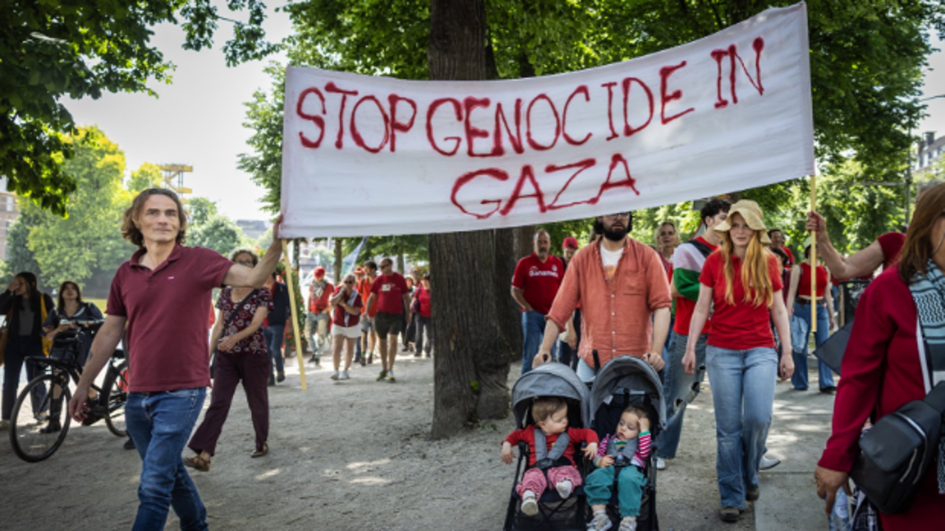 'Meedoen aan de Rode Lijn-demonstratie is niet ‘te makkelijk’. Wel is het voor Israëlfans lastig te plaatsen.'