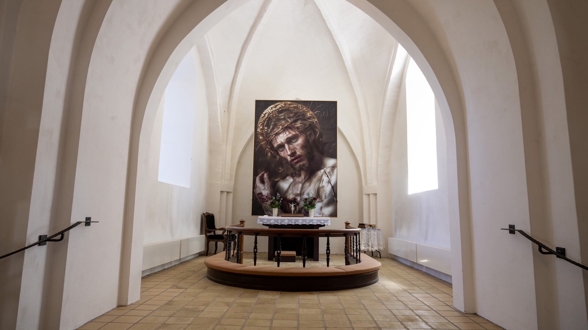 In het Deens Kvaerndrup werd geëxperimenteerd met kunst die door AI is gemaakt.