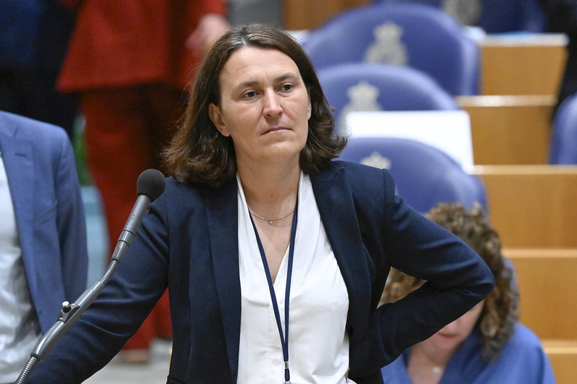 Kati Piri van GroenLinks-PvdA tijdens een debat in de Tweede Kamer.