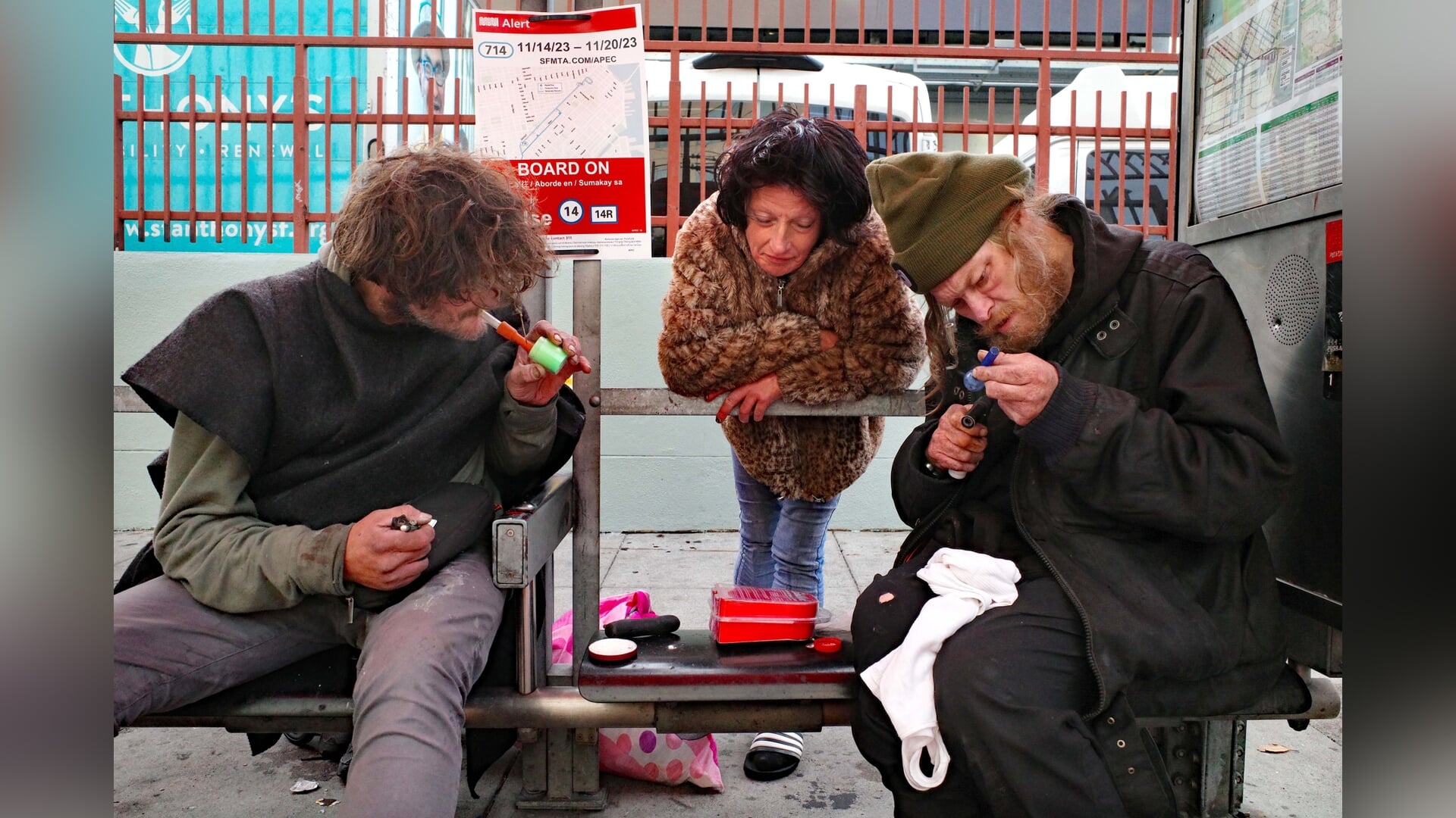 Het centrum van San Francisco is een magneet voor drugsverkopers en gebruikers.