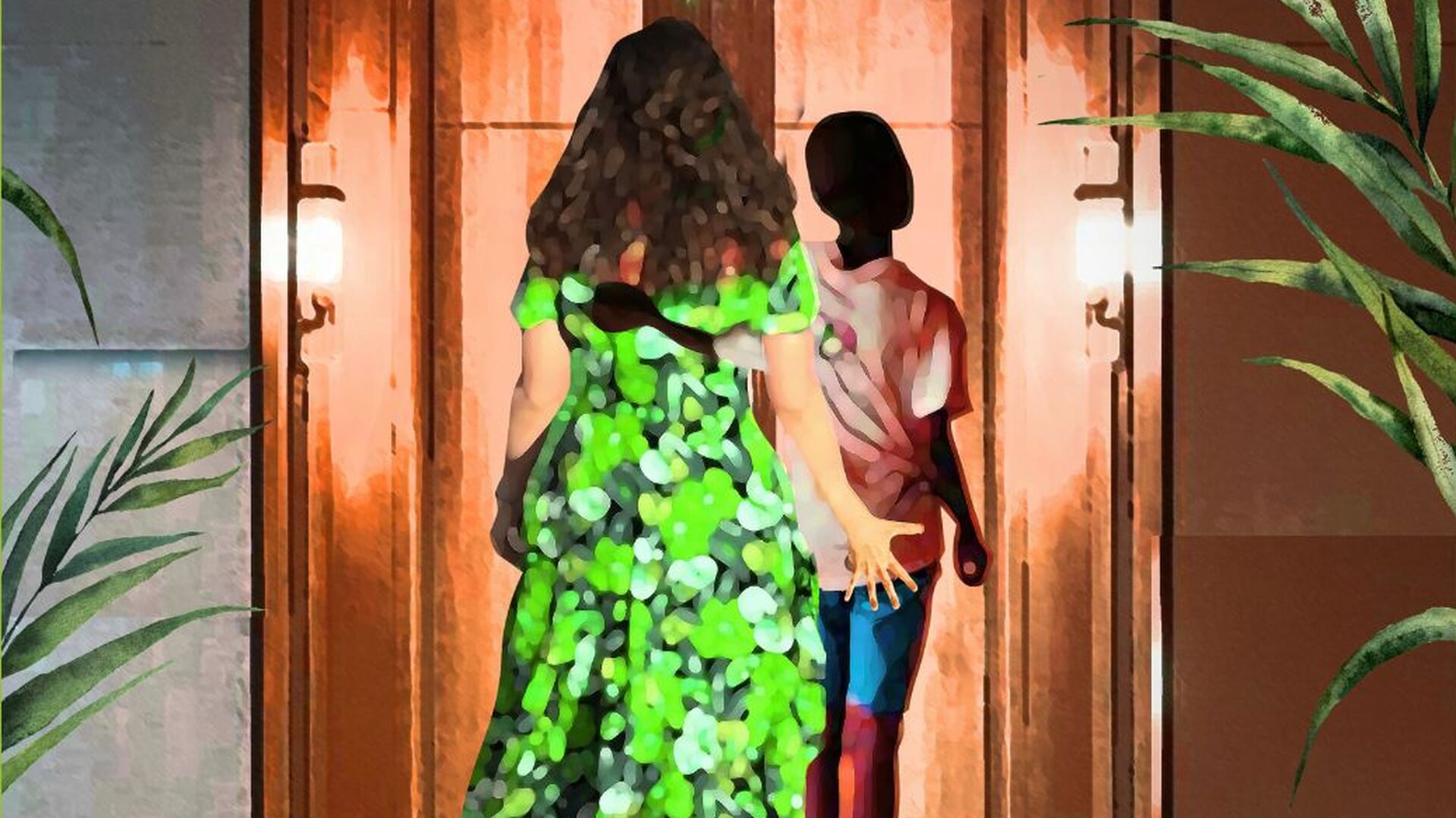 Door middel van posters maakt Don't Look Away mensen bewust van kindermisbruik in het buitenland. 'Wees alert als een volwassene in het buitenland een lokaal kind op ongepaste plekken aanraakt.'