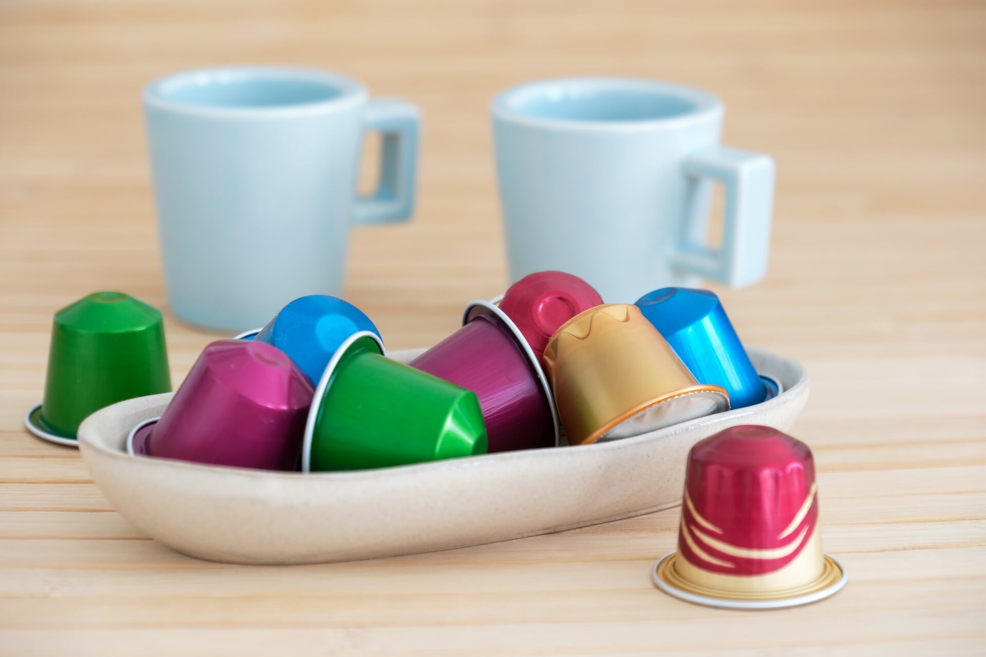 In de praktijk is het aandeel gerecycled aluminium in nieuwe koffiecupjes nog klein.