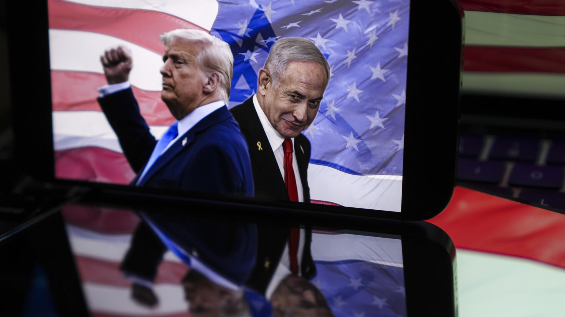 De verhoudingen tussen Trump en Netanyahu lijken op dit moment uitstekend te zijn.