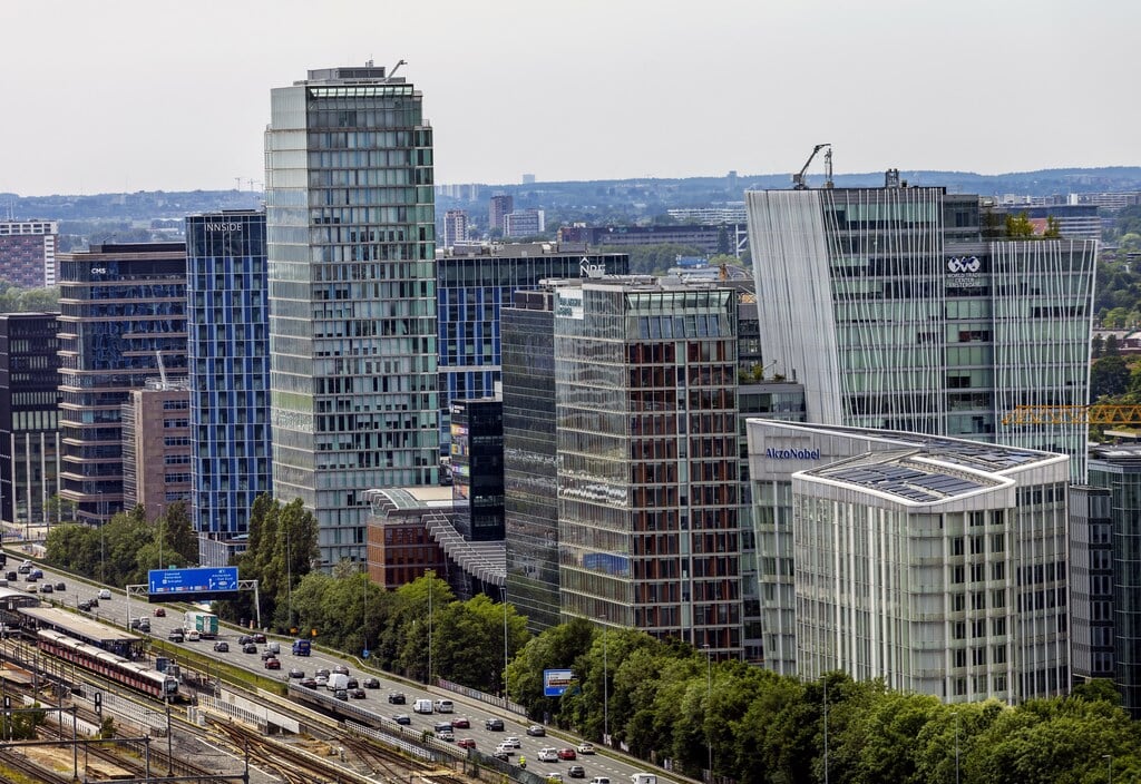 De Zuidas in Amsterdam.