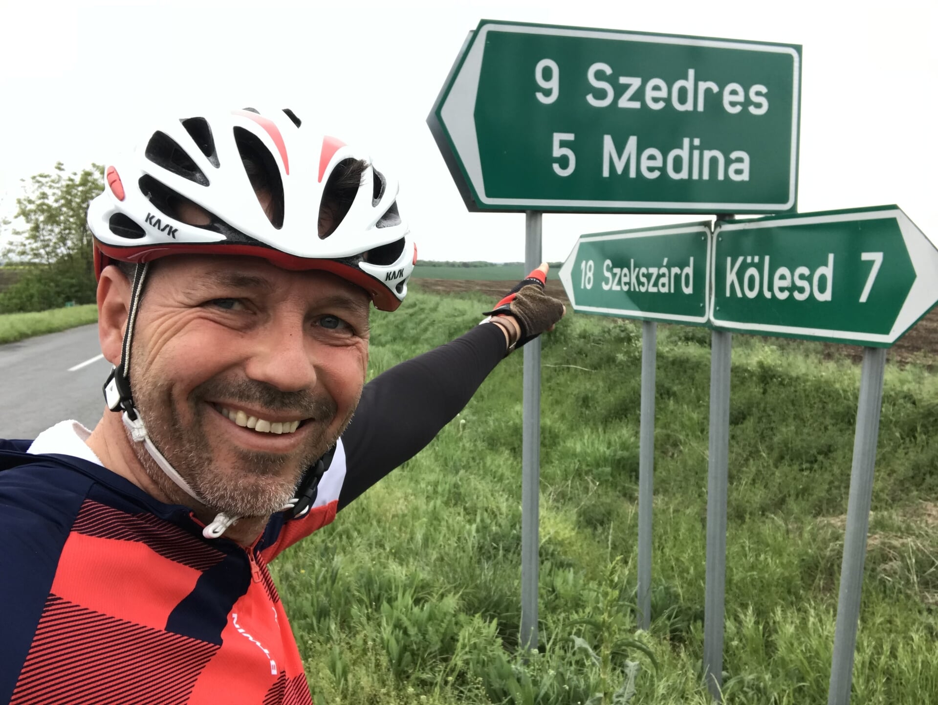 Hans Luiten fietste ook door Hongarije.