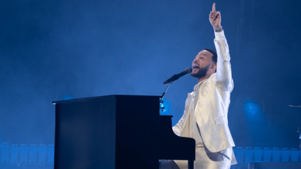 John Legend, live in Glasgow, Schotland, mei 2025.