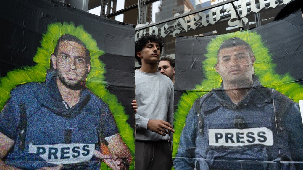 De Israëlische aanval op journalisten in Gaza maakte internationaal een hoop los. 