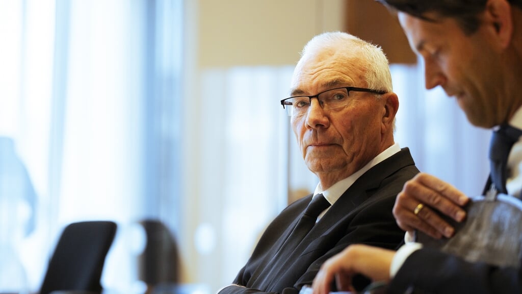 Predikant Willem Jan op 't Hof dinsdag in de rechtszaal.